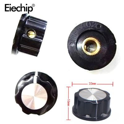 10pcs/lot MF-A04 6mm volume knob Cap 33mm*16mm Rotary Switch Knobs for variable resistors Potentiometer WH118/WX050 Guitar Bass Accessories