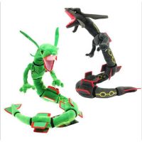 80เซนติเมตรขนาดใหญ่ Rayquaza ตุ๊กตาตุ๊กตานุ่มยัดไส้การ์ตูนอะนิเมะของเล่นตุ๊กตาของขวัญวันเกิดสำหรับเด็กแฟนๆ