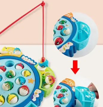 Fishing Toys for Children Boys Girls Magnetic Fish Game Electric