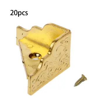 10 Pcs Engsel /Set Mini Copper Hinge/ Folding Small Brass Hinge with Nail/  Wooden Box Cabinet Door Metal Hinges