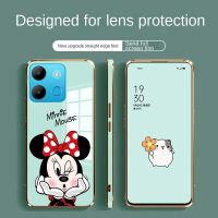 เคส30i สำหรับ Infinix Note 30 Pro 5G,Note30i ยางมินนี่เม้าส์สุดหรูเคสชุบมันวาวสายเคสที่มีแหวนกันกระแทก