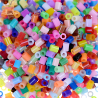 PCWFKEF 1000ชิ้น/เซ็ต DIY 2.6mm สีผสม Hama/perler beads สำหรับ Great KIDS Fun CRAFT