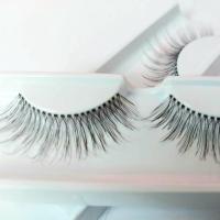 1 Pair False Eyelashes Hand Sharpened Hair Transparent Tool Makeup Stem Daily Eye Y5Y5