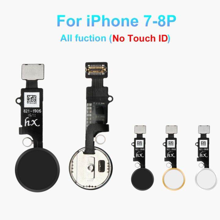 อะไหล่ปุ่มโฮมโค้ง-iphone-7-7-p8-8-puniversal-ชุดประกอบเคเบิลพร้อมฟังก์ชันบลูทูธ-compati-return-แทนที่ใหม่ล่าสุด