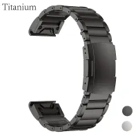 22mm 26mm Titanium Alloy Strap For Garmin Fenix 7X 5/5X/5XPlus/6/6X Enduro Metal Wristband Instinct1/2/955 Watch Band Bracelet Straps