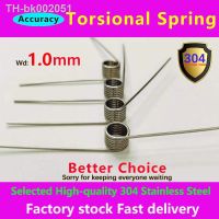 ✐┅◆ Helicaltorsio Ring 304 Stainless Steel V-Shaped Helical Torsion Spring Wire Diameter 1mm Angle 60 90 120 180 Degrees 2Pieces