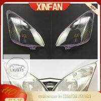 XINFAN ฝาครอบเลนส์ใสไฟหน้ารถสำหรับ Nissan LIVINA 2006 2007 2008 2009 2010หน้าไฟหน้ากันชนเลนส์สีอ่อน