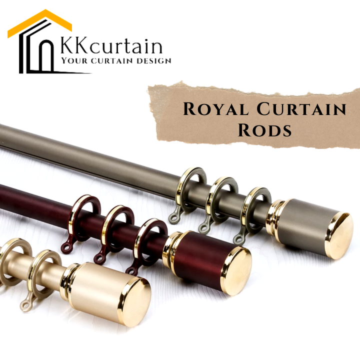 ROYAL CURTAIN ROD! Rod Langsir/Kayu Langsir Aluminium Alloy Single