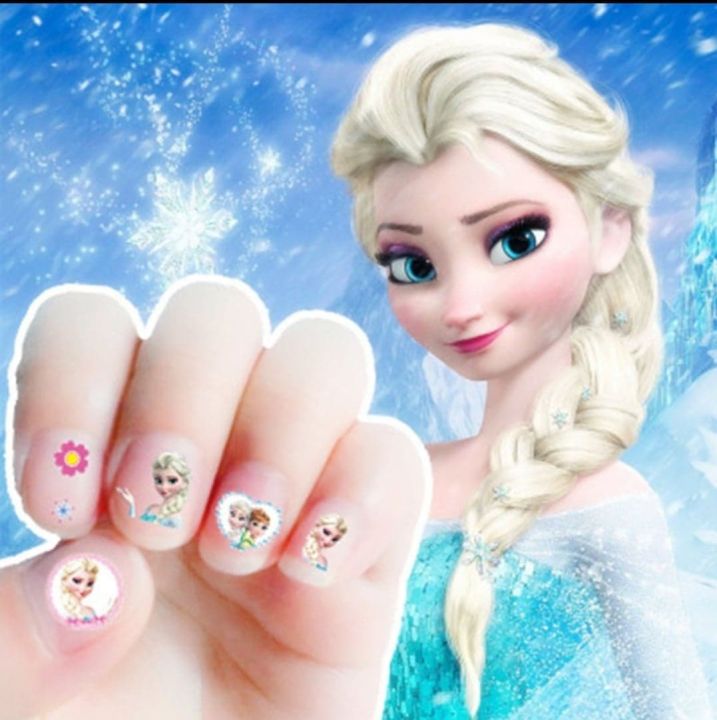 Nail Art Stickers Tattoo Kikay Girls Princess Frozen | Lazada PH