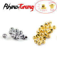 100pcs Universal Wheel Rivets Nuts For Chrome Gold Plastic Rim Lip Replacement Decription Tire Nail Studs J2 D-002 Screw Bolt