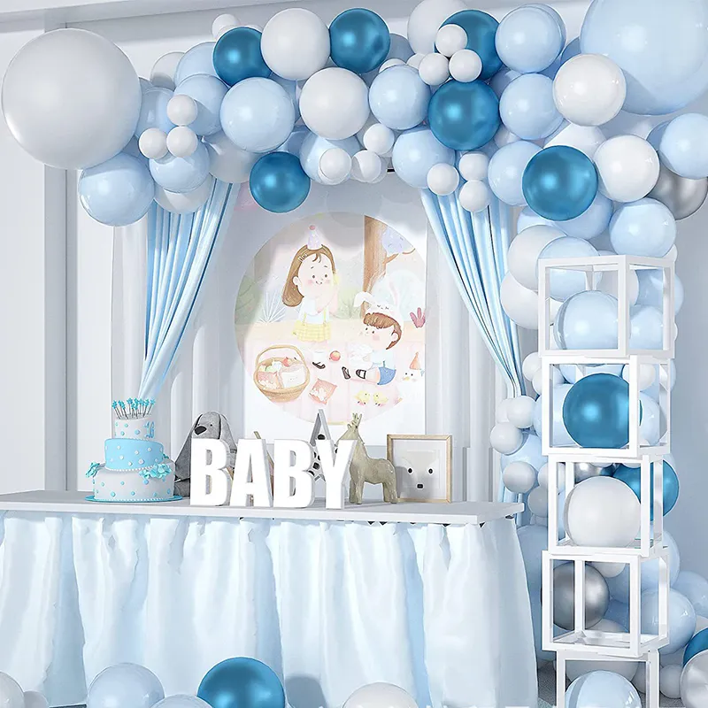 christening background for baby boy