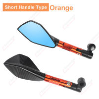 Pair Universal CNC Aluminum Alloy Adjustable Rearview Mirrors Motorcycle for Moto Scooters Handlebar End Mirrors Side Mirrors