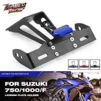 Dudukan Plat สำหรับ SUZUKI GSXS 750 950 1000 GSX S750 S1000หมายเลขรถจักรยานยนต์โครงยึดที่ติดท้ายตัวกำจัดบังโคลนรถ LED