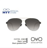 แว่นตากันแดด OVVO 3736-63B/50 กรอบแว่นไทเทเนียม เลนส์ Zeiss เบา ทนทาน ไม่ก่อให้เกิดอาการแพ้ Handmade in EU