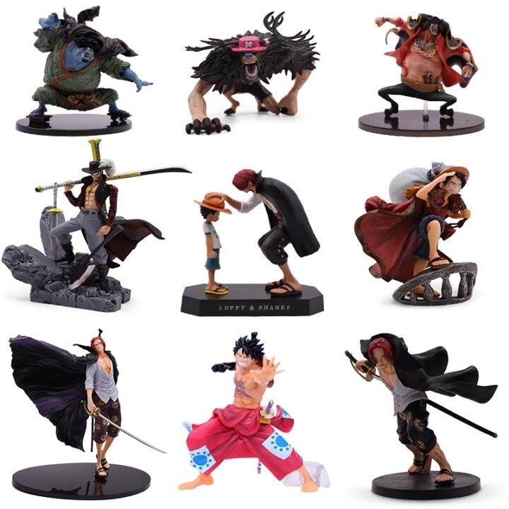 14cm One Piece Anime Figura Wano País Monkey D Luffy Vs Kaido Dragão Luta  Gk Luffy Pvc Tamanho Grande Figura de Ação Toy Model - AliExpress