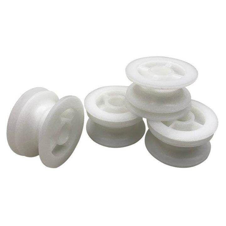 10 Pcs Claw machine guide wheel plastic Pulley Mute Bearings Groove