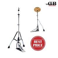 DB ขาไฮแฮท-ขาหลบกระเดื่องคู่ ( Hi-hat Stand) รุ่น DHS-6918C ชุบโครเมี่ยมอย่างดี ป้องกันการเกิดสนิม วัสดุเกรดคุณภาพ