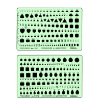 Diamonds Drafting Template Gemstones Drawing Template for Jewelry Designers Rulers  Stencils