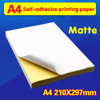 100 A4 Paper White Ink Jet Laser Printer Copy Paper Adhesive Blank Label Sheet Cardboard Paper Translucent Printed Paper