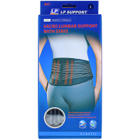 [ของแท้ 100%] LP SUPPORT 937 ผู้ชาย/ผู้หญิง ที่ซัพพอร์ท ที่รัดเอว มีสายรัด SACRO LUMBAR SUPPORT WITH STAYS