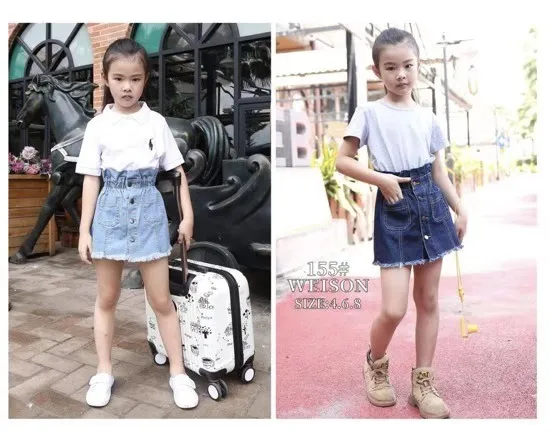 Korean fashion denim skirts for kids/summer skirts for girls | Lazada PH