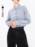 ซูมาจิ 23 เสื้อเชิ้ตแขนยาวคอตตอนคอตตอนคอตตอนสำหรับผู้หญิงรุ่นใหม่สำหรับฤดูใบไม้ร่วง