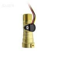 SEN-HZ21FB DN15 Hall Effect G 1/2 Brass Water Flowmeters Sensor Switch Flowing Range 1.25-30L/Min