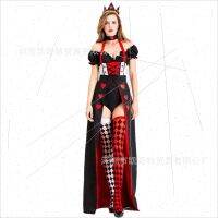 2023 new Halloween costume oc ceremony Osplay red heart princess queen Alice in Wonderland peach