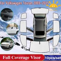 【hot】✱  Cover Sunshades Touran 1T Mk1 2003 2015 Windshield Side Window Shaby Car Accessories 2004 2005 2006