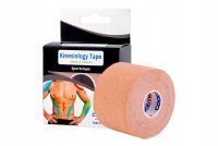 Kinesiology Tape เทปบำบัด เทปติดกล้ามเนื้อ เทปพยุงกล้ามเนื้อ สีเนื้อ ขนาด 5cm ยาว 5 เมตร