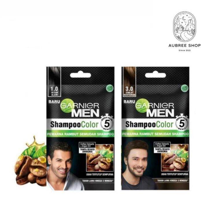 Garnier Men Shampoo Color Hair Color Pewarna Rambut/Telus Air Lazada