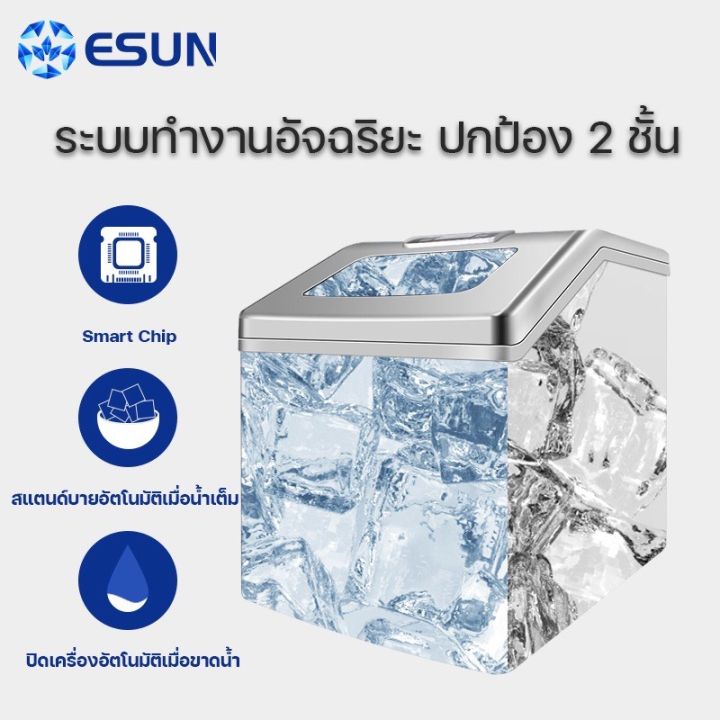 esun-เครื่องทำน้ำแข็ง-ผลิตน้ำแข็ง-ice-maker-รุ่น-eim-25f-รับประกัน-1-ปีจากบริษัทฯ-สินค้าพร้อมส่ง