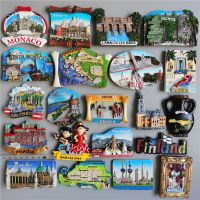 ❈ Fridge Magnets Monaco Croatia Sweden Nepal Germany France Spain Kuwait World Tourist Souvenir collection refrigerator stickers