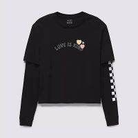 เสื้อVANS VALENTINES LOVE IS KIND TWOFER BLACK  (สินค้ามีประกันแท้)