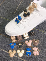 ออกแบบเครื่องประดับ Shoelaces Charms หรูหราโลหะรองเท้า Laces ตกแต่ง Diy ผู้หญิงรองเท้าผ้าใบหัวเข็มขัดอุปกรณ์เสริมรองเท้าตกแต่งของขวัญหญิง-Chuieri