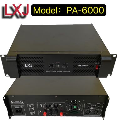 เพาเวอร์แอมป์ กลางแจ้ง 6500W PM/PO เครื่องขยายเสียง รุ่น PA-6000 NEWตัวใหญ่