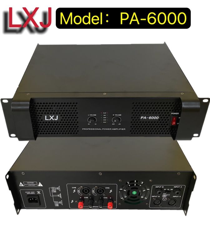 เพาเวอร์แอมป์-กลางแจ้ง-6500w-pm-po-เครื่องขยายเสียง-รุ่น-pa-6000-newตัวใหญ่