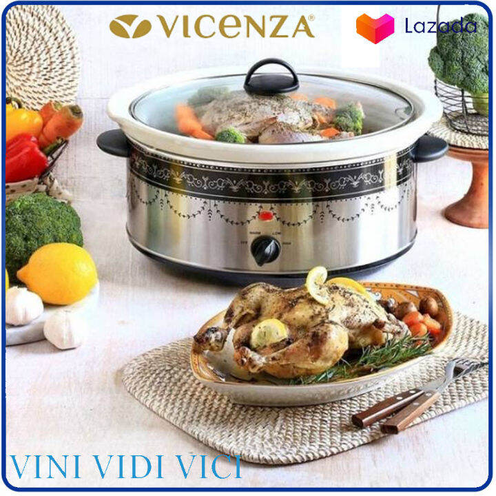 NEW SLOW COOKER VICENZA VSC01 Kapasitas 6,5 Liter Original 100