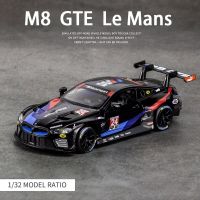 1:32 M8 GTE M4 M6 IM Le Mans Racing Car Diecast Metal Car Model Toy Model Sound &amp; Light Pull back Collection Boy gift