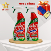 Chai Xịt Tẩy Đa Năng Bref Power Fett & Eingebranntes Tẩy Dầu Mỡ Bếp Từ