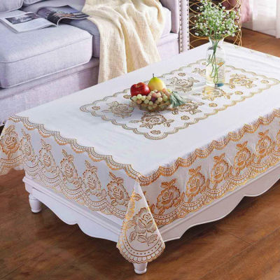 （HOT) ผ้าปูโต๊ะสี่เหลี่ยมโต๊ะกาแฟผ้ากันน้ำกันลวกไม่ต้องล้าง PVC ผ้าปูโต๊ะผ้าปูโต๊ะลูกไม้ในครัวเรือนขายตรงจากโรงงาน