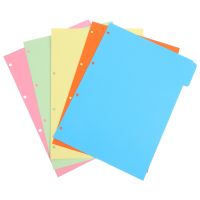 Index Page Category Dividers A4 Notepad Colored Binder Notebook Tabs Classified Labels Note Books Pads