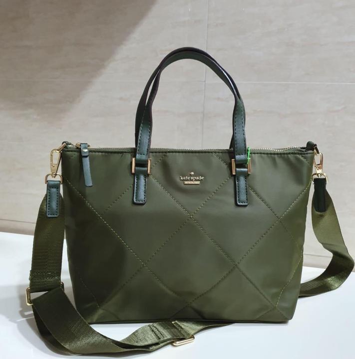 Kate Spade Watson Lane Quilted Lucie Top Handle Army Green Lazada PH