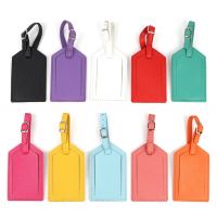 【DT】 hot  D0LF Multifunctional Luggage Tag Label Suitcase Bag Pendant PU Name ID Address Tags Travel Accessories for Sports Equipment