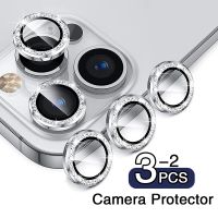 3Pcs Luxury Lens Camera Protector Glass For iPhone 13 12 11 Pro Max Camera Protective Glass iPhone 12 13 Mini Back Len Protector Camera Screen Protect