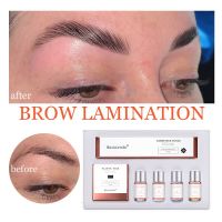 Pro Brow Lift Perming Eyebrow Lifting Brow Lamination Kit with Cling Film Nutrition Keratin Perming Lotion for Home Use Cables Converters