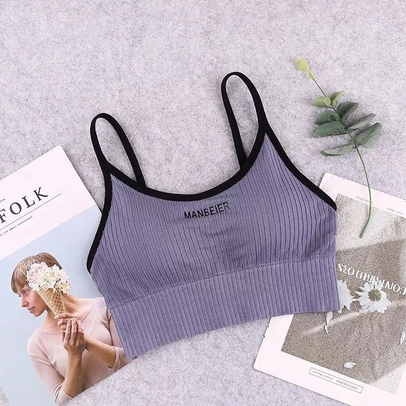 New Sports Bra For Women Gym Sexy Crop Top Bra Women Cotton