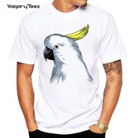 Vagarytees Funny Animal Parrot Crest Print T Shirt For Men Top Tee Hipster T-Shirt Casual Tops Streetwear Men Tshirt