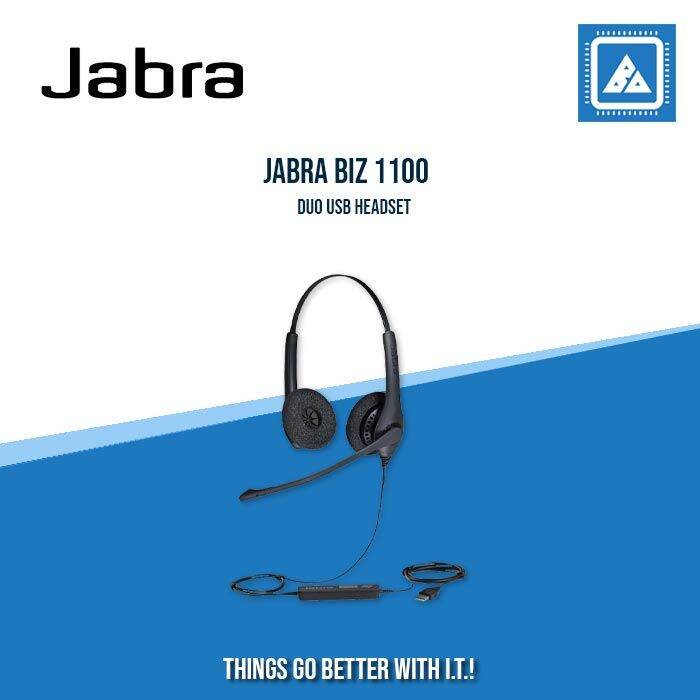 JABRA BIZ 1100 DUO USB HEADSET Lazada PH