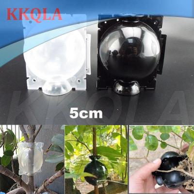 QKKQLA 5pcs/Lot 5cm High Pressure Garden Plant Rooting Ball Root Growing Box Grafting Roots Grow Breeding Case